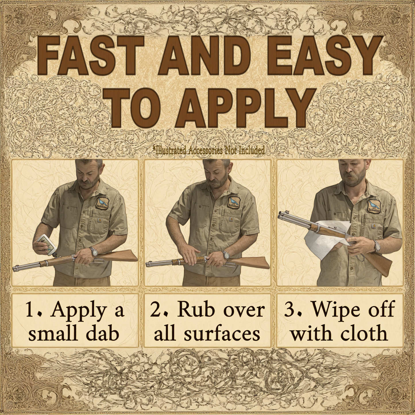 Brimshiner ArmaRub - Cleans, Lubricates, and Protects Metals, Synthetics, and Wood